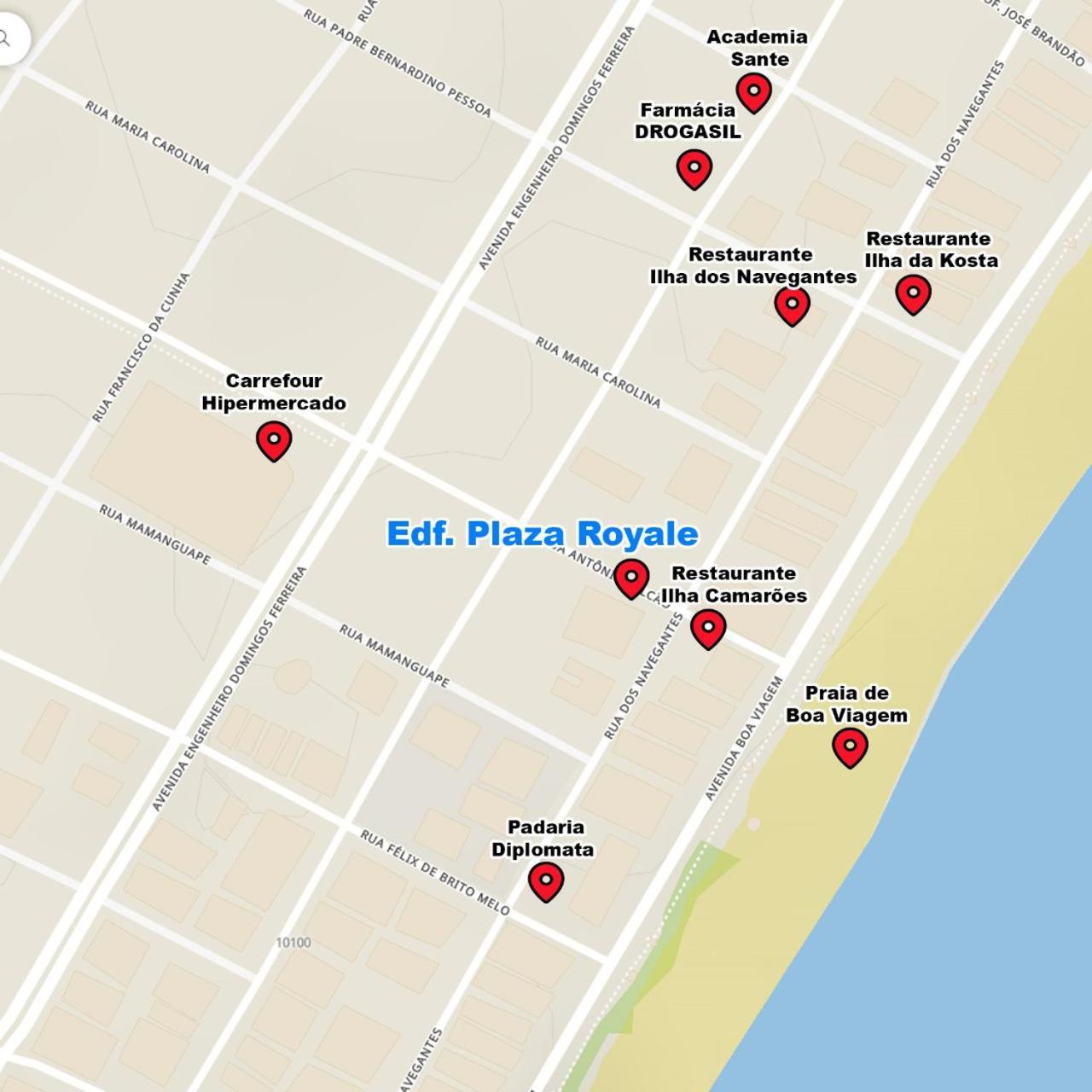 Apartamento, Vista Mar, Praia De Boa Viagem, Hospedes Exigentes! Ресифи Экстерьер фото